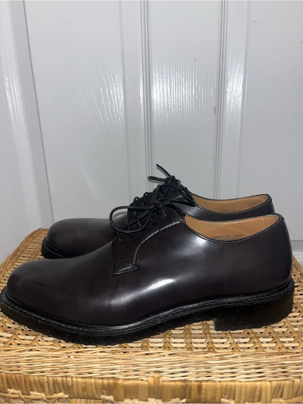 CHURCH’S Shannon derby with rubber crepe sole Custom Grade England